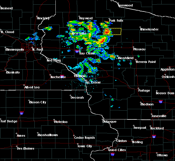 Interactive Hail Maps Hail Map for Ogema, WI