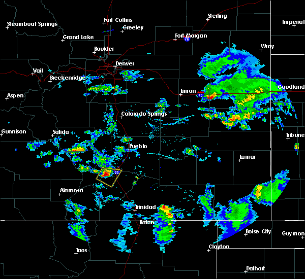 Interactive Hail Maps Hail Map for Rye, CO