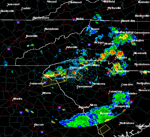Interactive Hail Maps Hail Map for Fountain Inn, SC