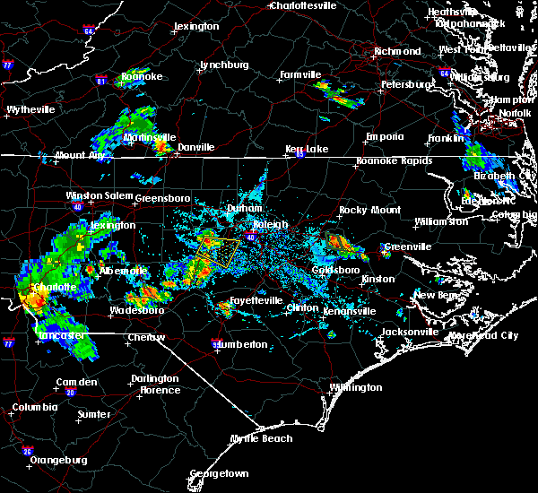 Interactive Hail Maps Hail Map for Apex, NC