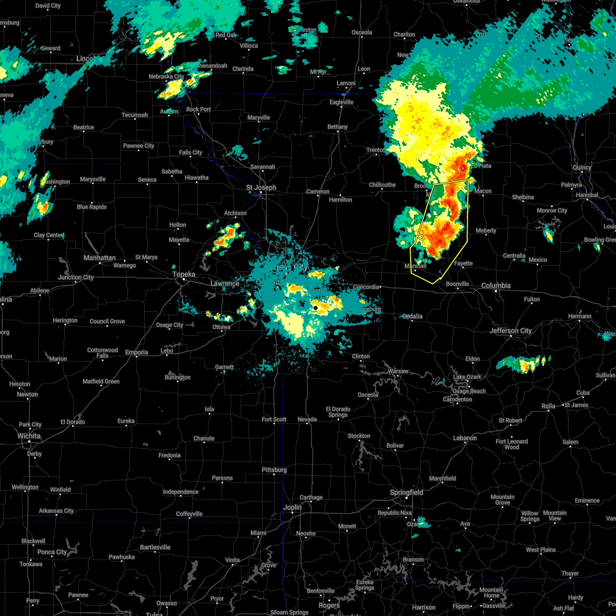 Interactive Hail Maps Hail Map for Marceline, MO