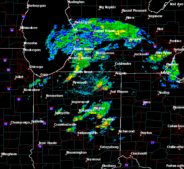 Interactive Hail Maps Hail Map for Columbia City, IN