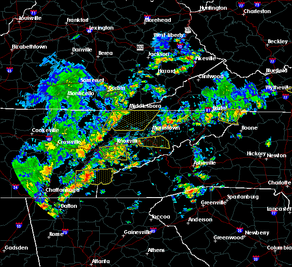 Interactive Hail Maps Hail Map for Dandridge, TN