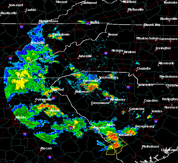 Interactive Hail Maps Hail Map for Fountain Inn, SC