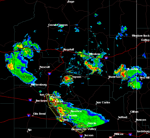 Interactive Hail Maps Hail Map for St. Johns, AZ