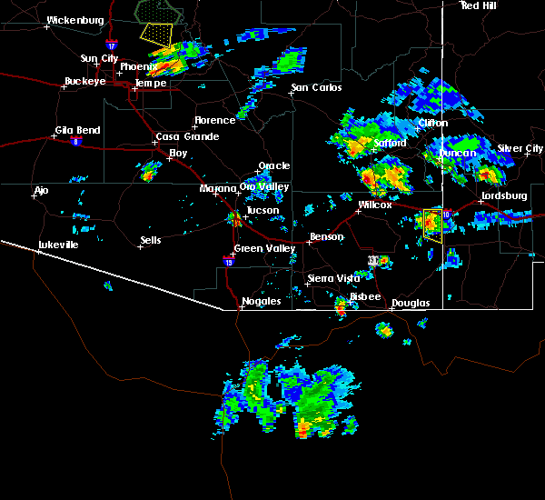 Interactive Hail Maps Hail Map for San Simon, AZ