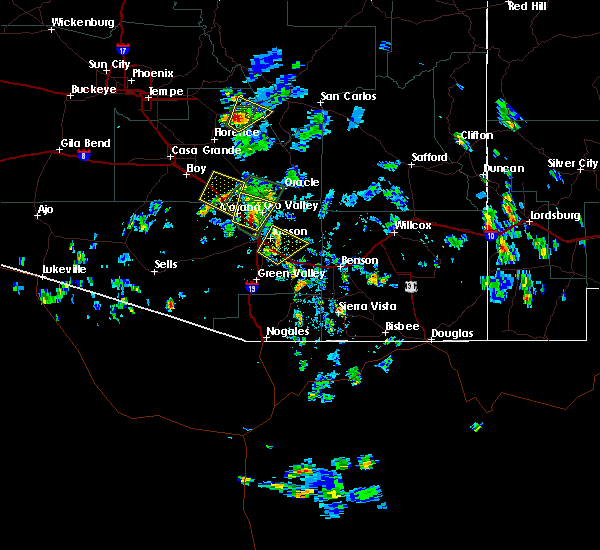 Interactive Hail Maps Hail Map for Tucson, AZ