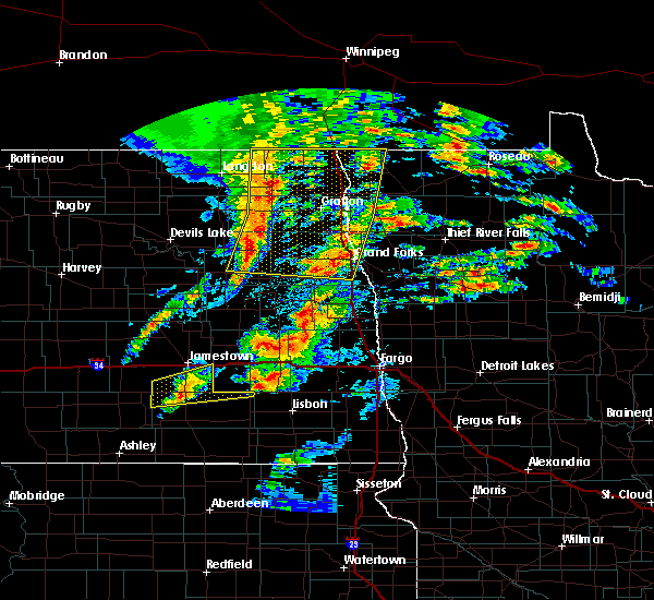 Interactive Hail Maps Hail Map for Cavalier, ND