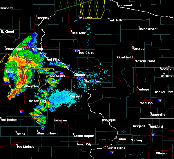 Interactive Hail Maps Hail Map for Rochester, MN