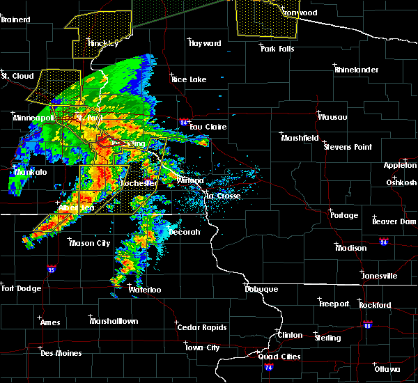 Interactive Hail Maps Hail Map for Rochester, MN