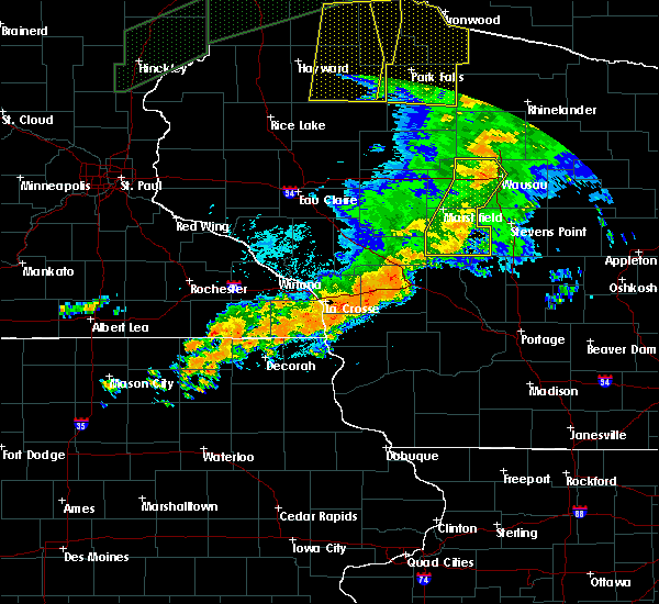 Interactive Hail Maps Hail Map for Wausau, WI