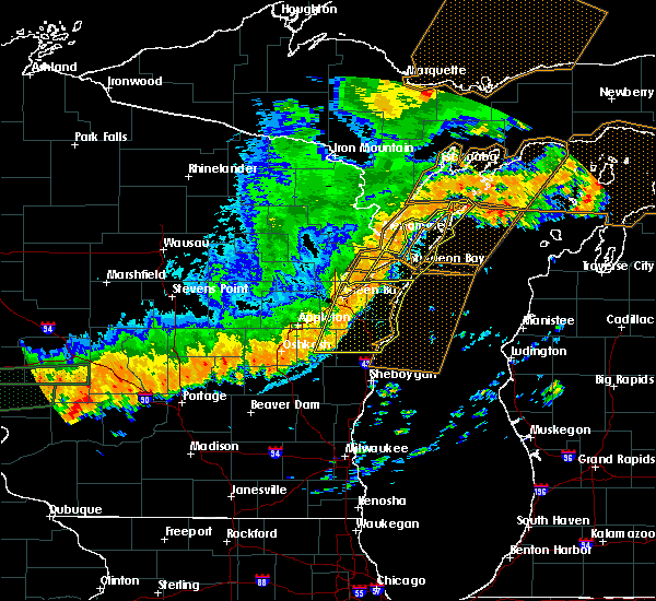 Interactive Hail Maps Hail Map for Baileys Harbor, WI