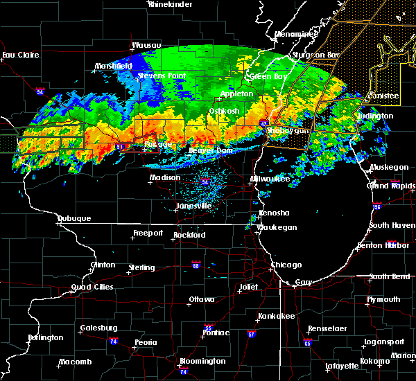 Interactive Hail Maps Hail Map for Wisconsin Dells, WI