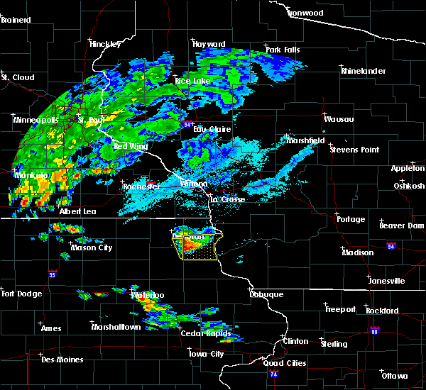 Interactive Hail Maps Hail Map for Castalia, IA
