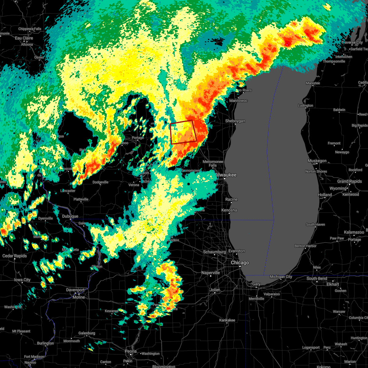 Interactive Hail Maps Hail Map for Brownsville, WI
