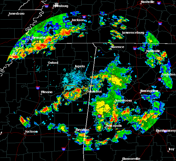Interactive Hail Maps Hail Map for Columbus, MS