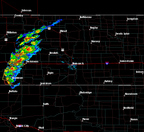 Interactive Hail Maps Hail Map for Killdeer, ND