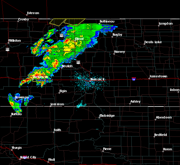 Interactive Hail Maps Hail Map for Dickinson, ND