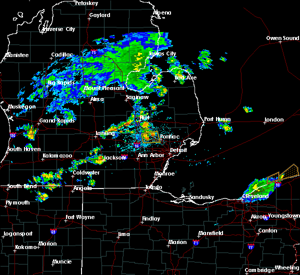 Interactive Hail Maps Hail Map for Village of Clarkston, MI