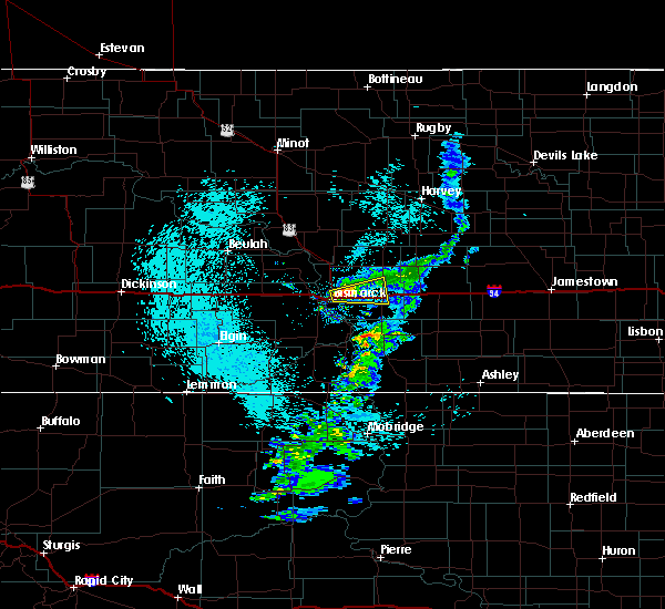 Interactive Hail Maps Hail Map for Bismarck, ND