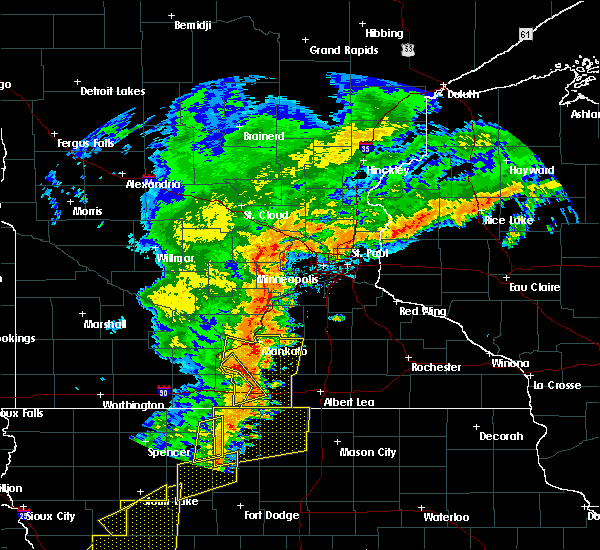 Interactive Hail Maps Hail Map for Vernon Center, MN
