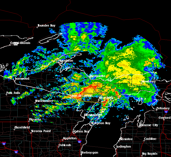 Interactive Hail Maps Hail Map for Gladstone, MI