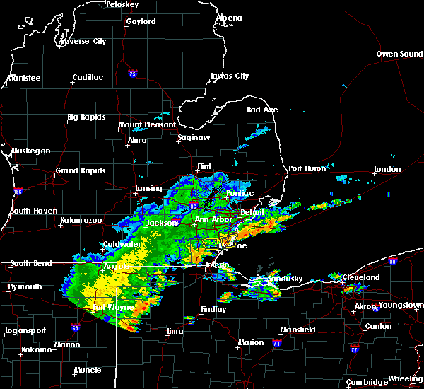 Interactive Hail Maps Hail Map for Monroe, MI