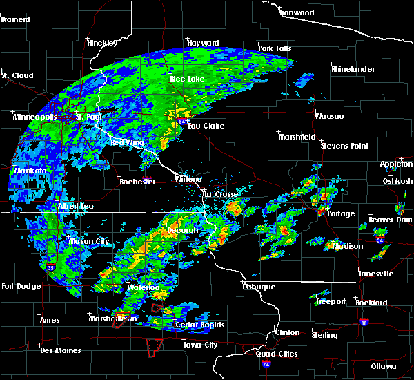 Interactive Hail Maps Hail Map for Mount Sterling, WI