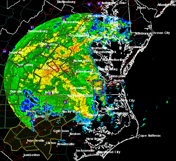 Interactive Hail Maps Hail Map for Smithfield, VA