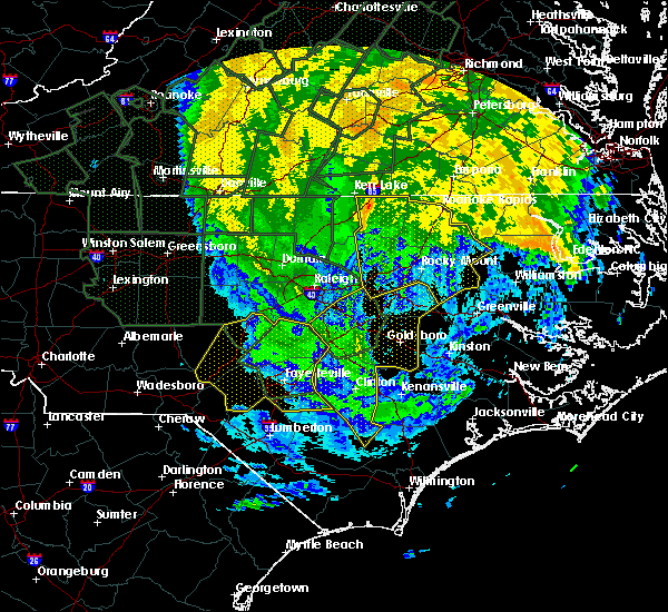 Interactive Hail Maps Hail Map for Bunnlevel, NC