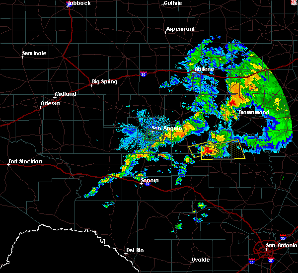 Interactive Hail Maps Hail Map for Brady, TX