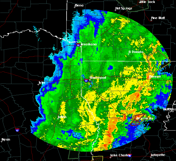 Interactive Hail Maps Hail Map for Bastrop, LA