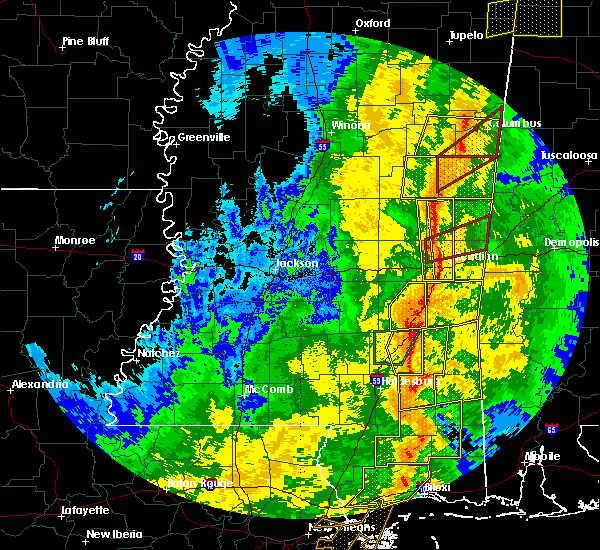 Interactive Hail Maps Hail Map for Meridian, MS