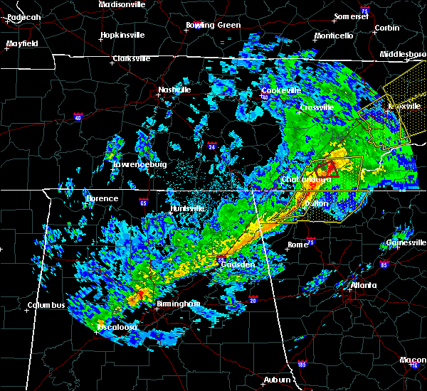 Interactive Hail Maps Hail Map for McCaysville, GA