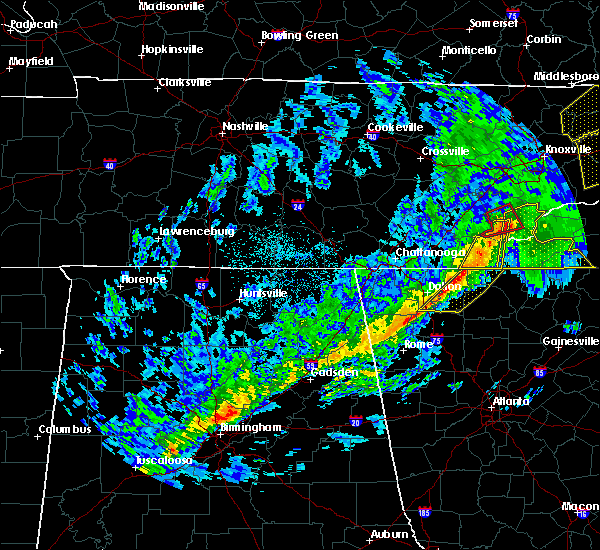 Interactive Hail Maps Hail Map for Blue Ridge, GA
