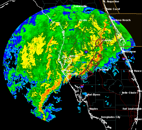 Interactive Hail Maps Hail Map for Bowling Green, FL