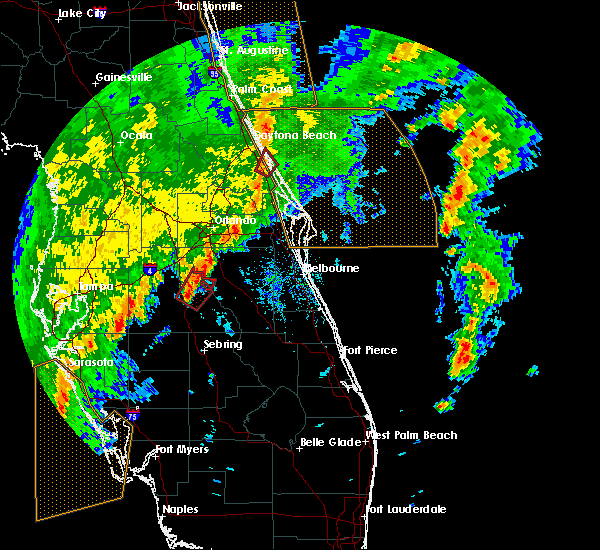 Interactive Hail Maps Hail Map for Edgewater, FL
