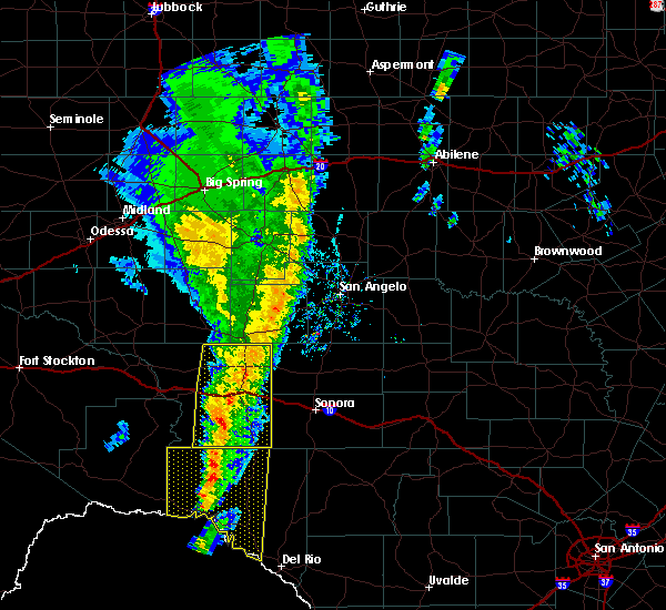 Interactive Hail Maps Hail Map for Ozona, TX