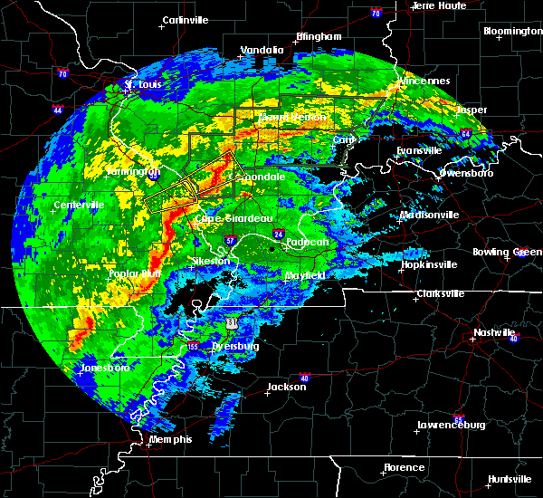 Interactive Hail Maps Hail Map for Oak Ridge, MO