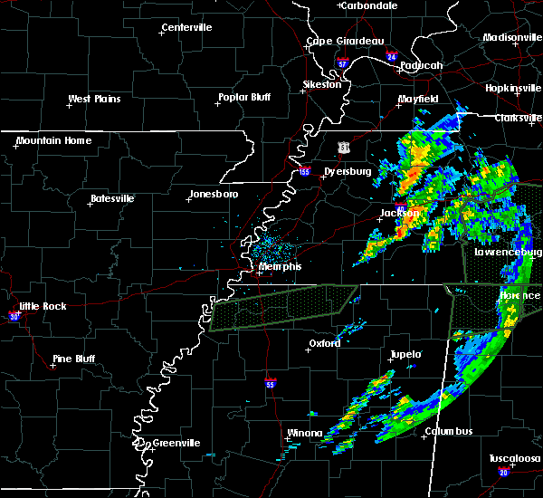 Interactive Hail Maps Hail Map for Jackson, TN