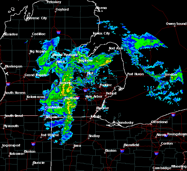 Interactive Hail Maps Hail Map for Stockbridge, MI