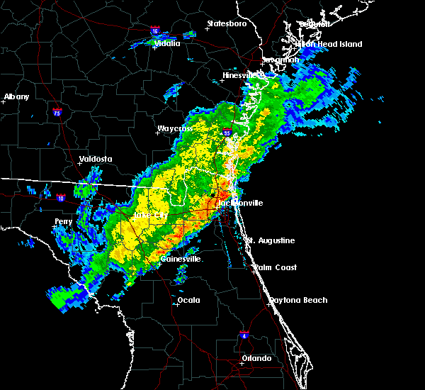 Interactive Hail Maps Hail Map for Jacksonville, FL