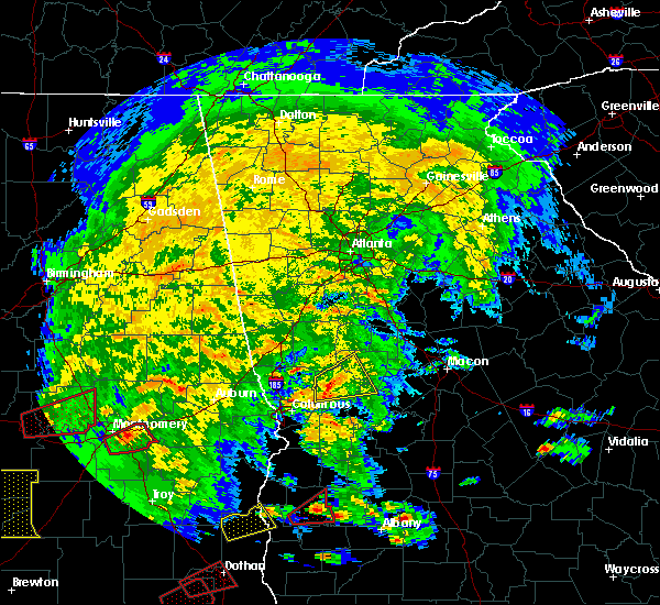 Interactive Hail Maps Hail Map for Thomaston, GA