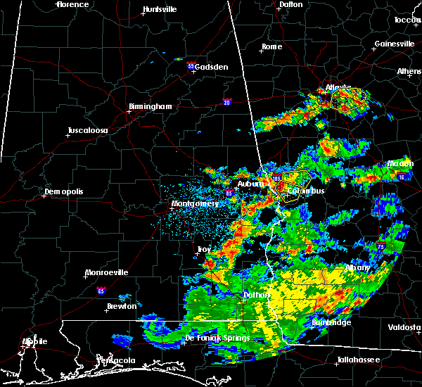 Interactive Hail Maps Hail Map for Columbus, GA