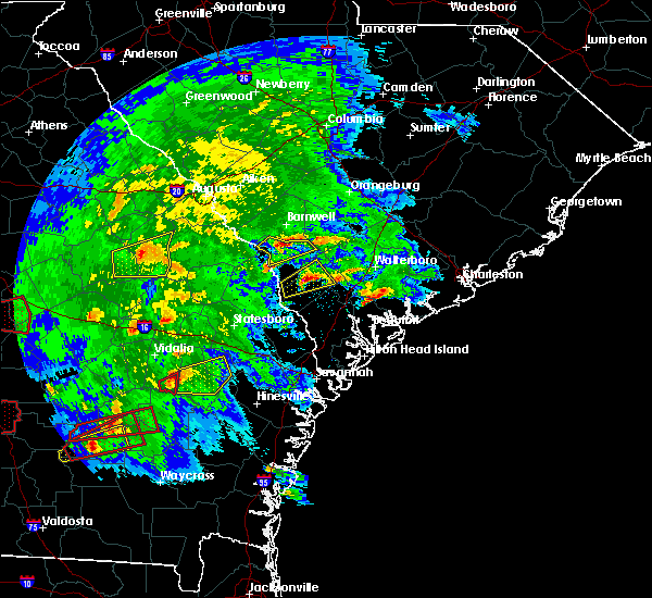 Interactive Hail Maps Hail Map for Olar, SC