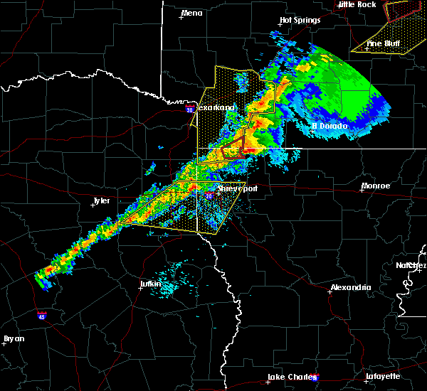 Interactive Hail Maps Hail Map for Shreveport, LA