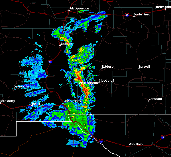 Interactive Hail Maps Hail Map for Tularosa, NM