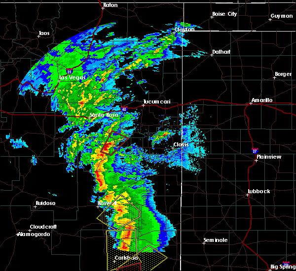 Interactive Hail Maps Hail Map for Fort Sumner, NM