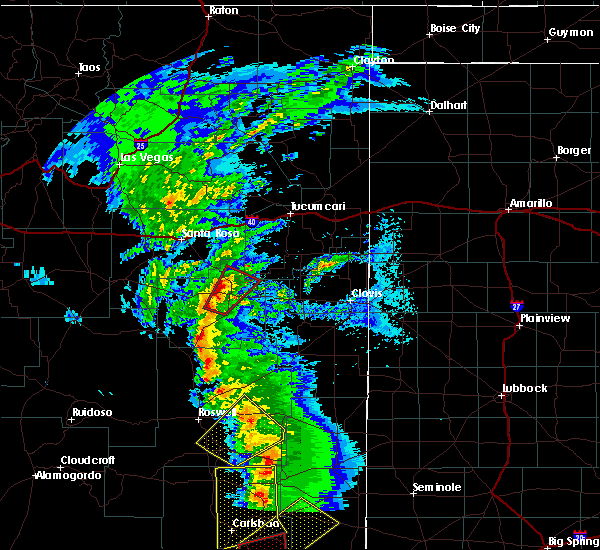 Interactive Hail Maps Hail Map for Fort Sumner, NM