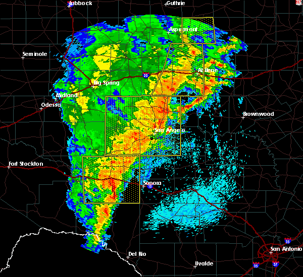 Interactive Hail Maps Hail Map for Ozona, TX